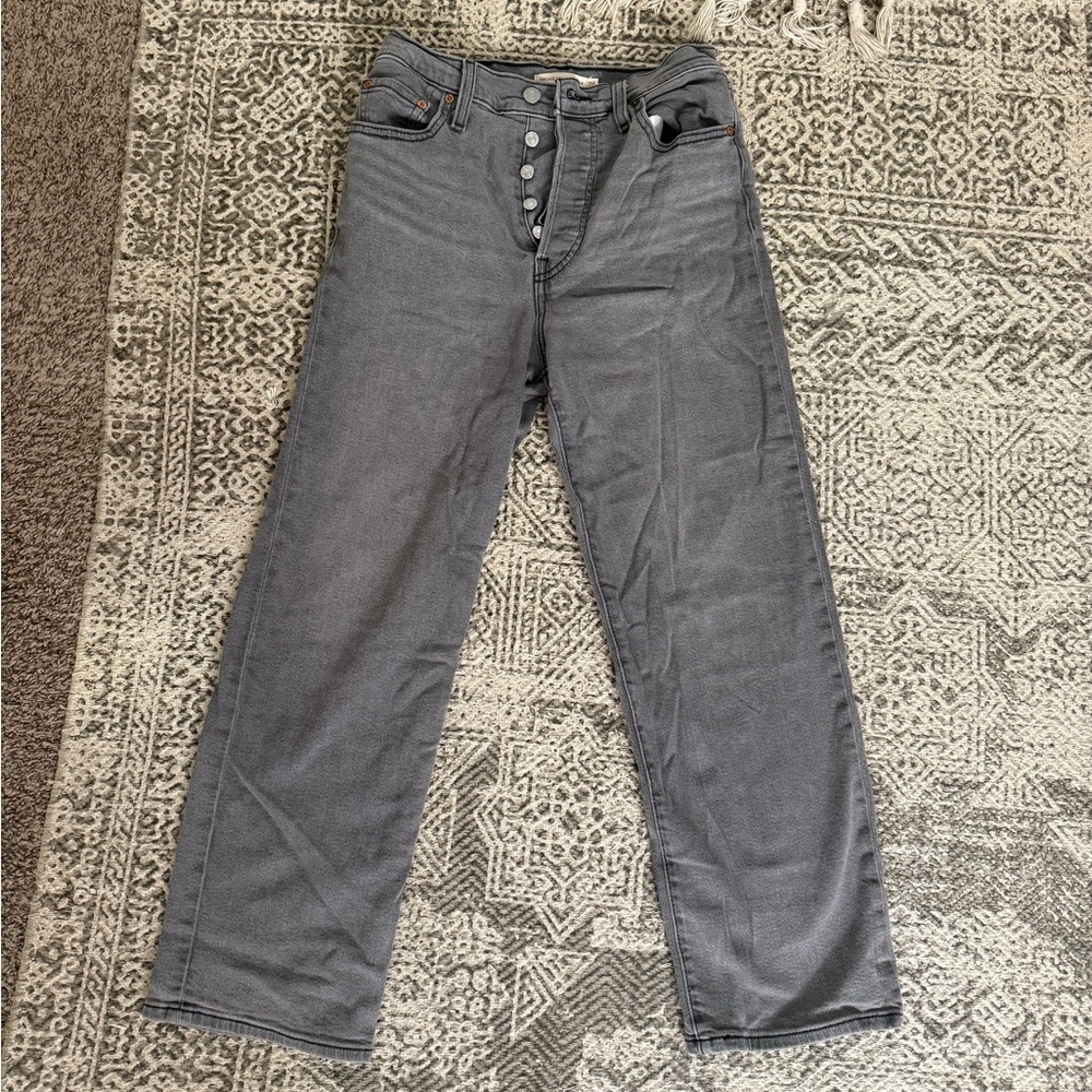 Levi's Ribcage Straight Ankle Jeans